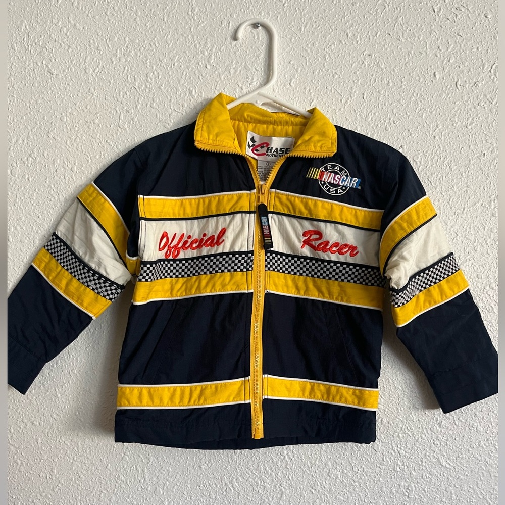 Nascar Kids Jacket - Black, Yellow, White